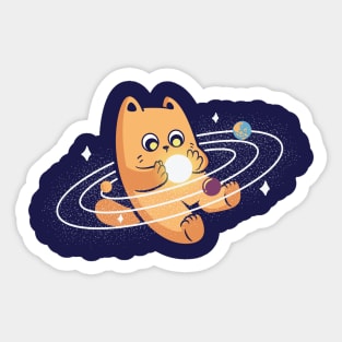 Celestial Cat Sticker